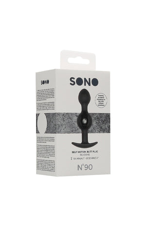 Plug anal auto-pénétrant - Noir