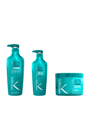 Routine réparatrice - Biotine - Cheveux normaux à secs - 3 produits