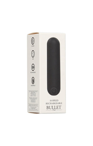 Vibromasseur rechargeable - Noir