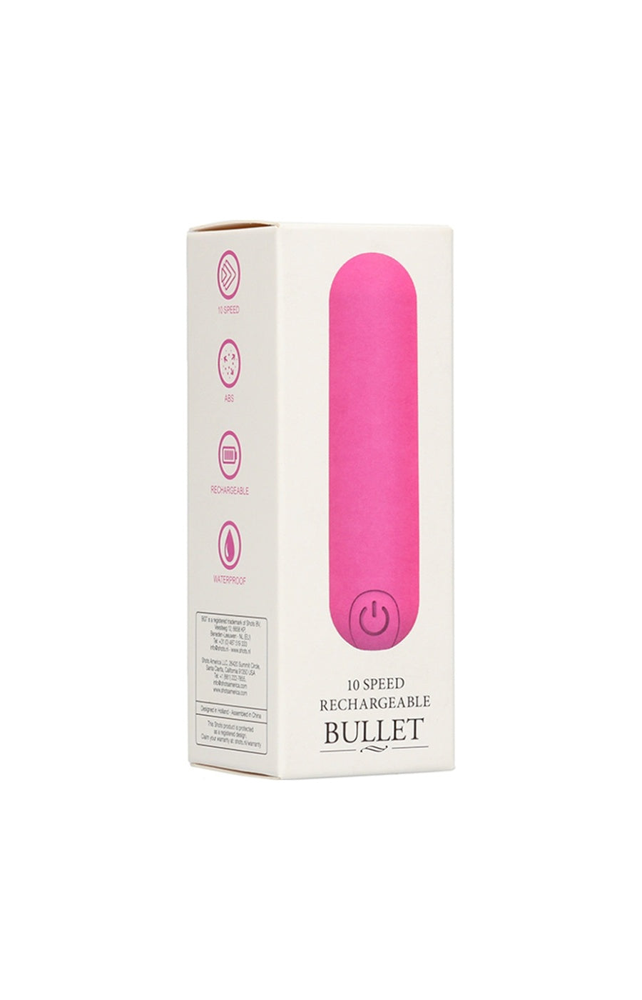 Vibromasseur rechargeable - Rose