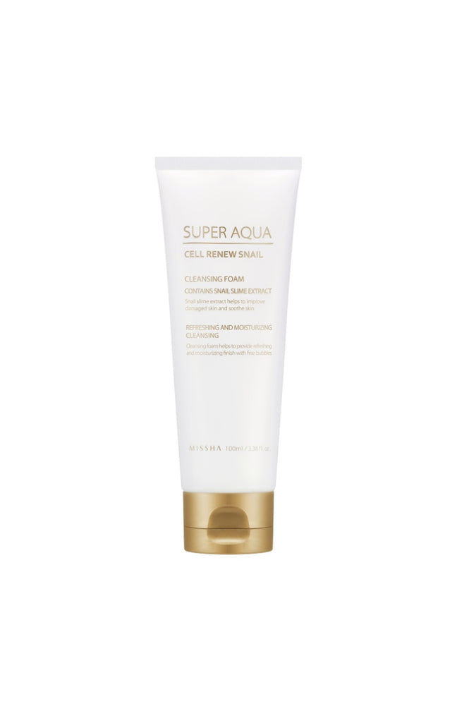 Mousse nettoyante rafraîchissante - Bave d'escargot - Visage - 100 ml