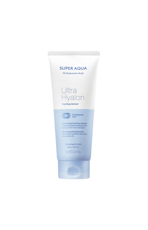 Missha - Mousse nettoyante hydratante - Acide hyaluronique - Peaux normales à sèches