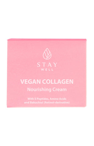 Stay Well - Crème nourrissante anti-âge - Collagène vegan - Visage - 50 ml