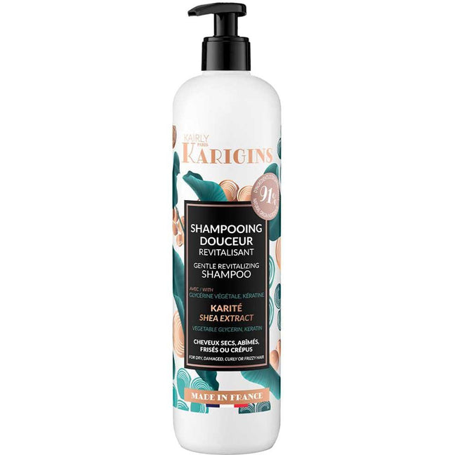 Shampoing revitalisant - Kératine & karité - Cheveux secs, abîmés ou crépus - 500 ml