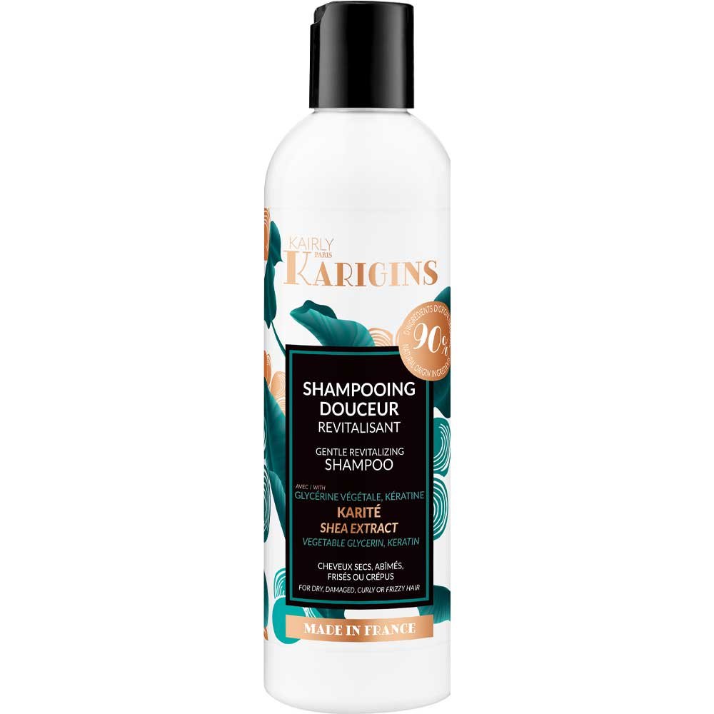 Shampoing revitalisant - Kératine & karité - Cheveux secs, abîmés ou crépus - 250 ml