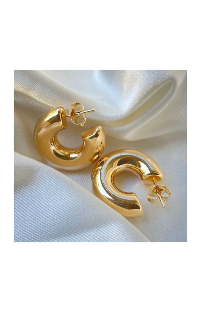 Boucles d'oreilles - Laiton plaqué or