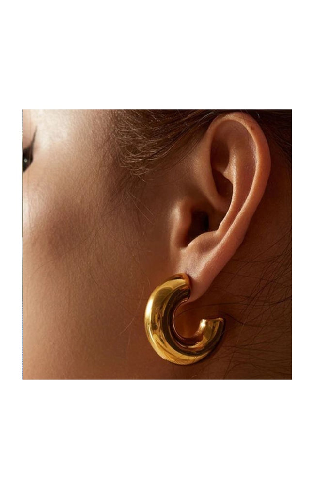 Boucles d'oreilles - Laiton plaqué or