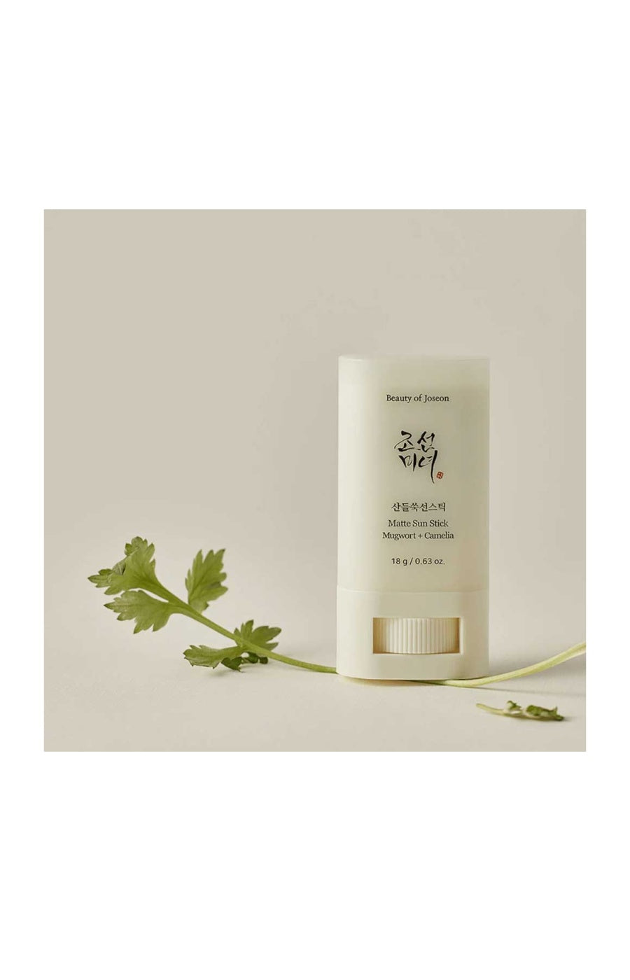 Beauty Of Joseon - Stick solaire SPF 50 - Thé vert & armoise - Visage - 18 g