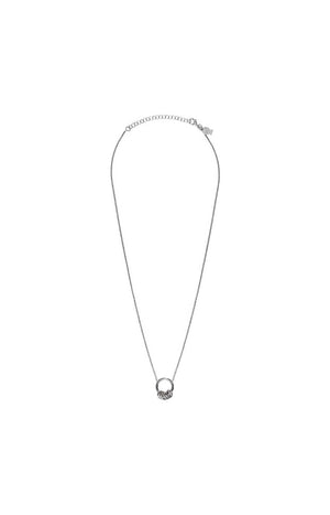 Collier rhodié - Argent 925/1000 & platine
