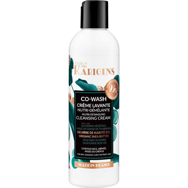 Crème lavante hydratante - Glycérine, karité bio & huile de tournesol - Cheveux secs, abîmés ou crépus - 250 ml