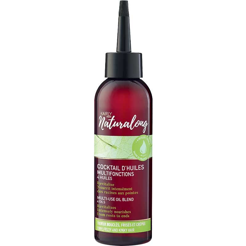 Huile nourrissante & régénérante - Huile de pépin de raisin & karité - Cheveux bouclés, frisés & crépus - 150 ml