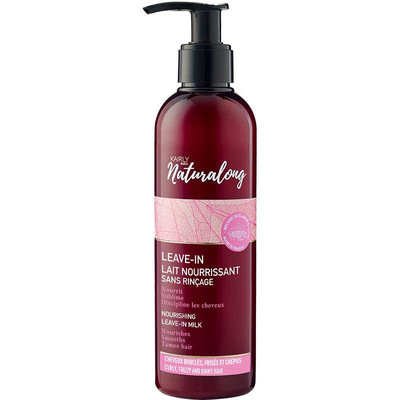 Lait nourrissant sans rinçage - Glycérine, karité & beurre de cacao - Cheveux bouclés, frisés & crépus - 250 ml