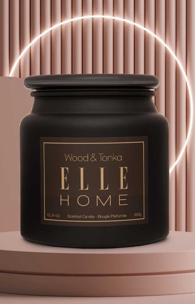 Bougie parfumée - Wood & Tonka - Oriental gourmand - 350 g