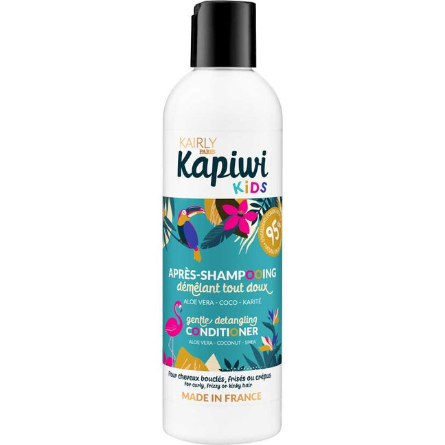 Après-shampoing démêlant - Beurre de karité bio & huile d'amande douce - Cheveux bouclés, frisés et crépus - Enfant - 250 ml
