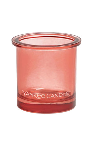 Photophore pour bougie votive et lumignon - Pop - Corail
