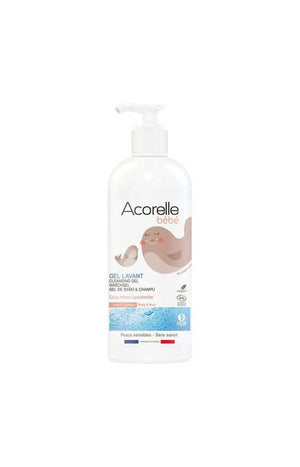 Gel lavant 2-en-1 bio - Aloe vera & glycérine végétale - Corps & cheveux - Bébé - 500 ml