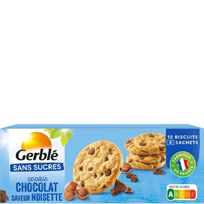 Cookies pépites choco noisette - 130 g