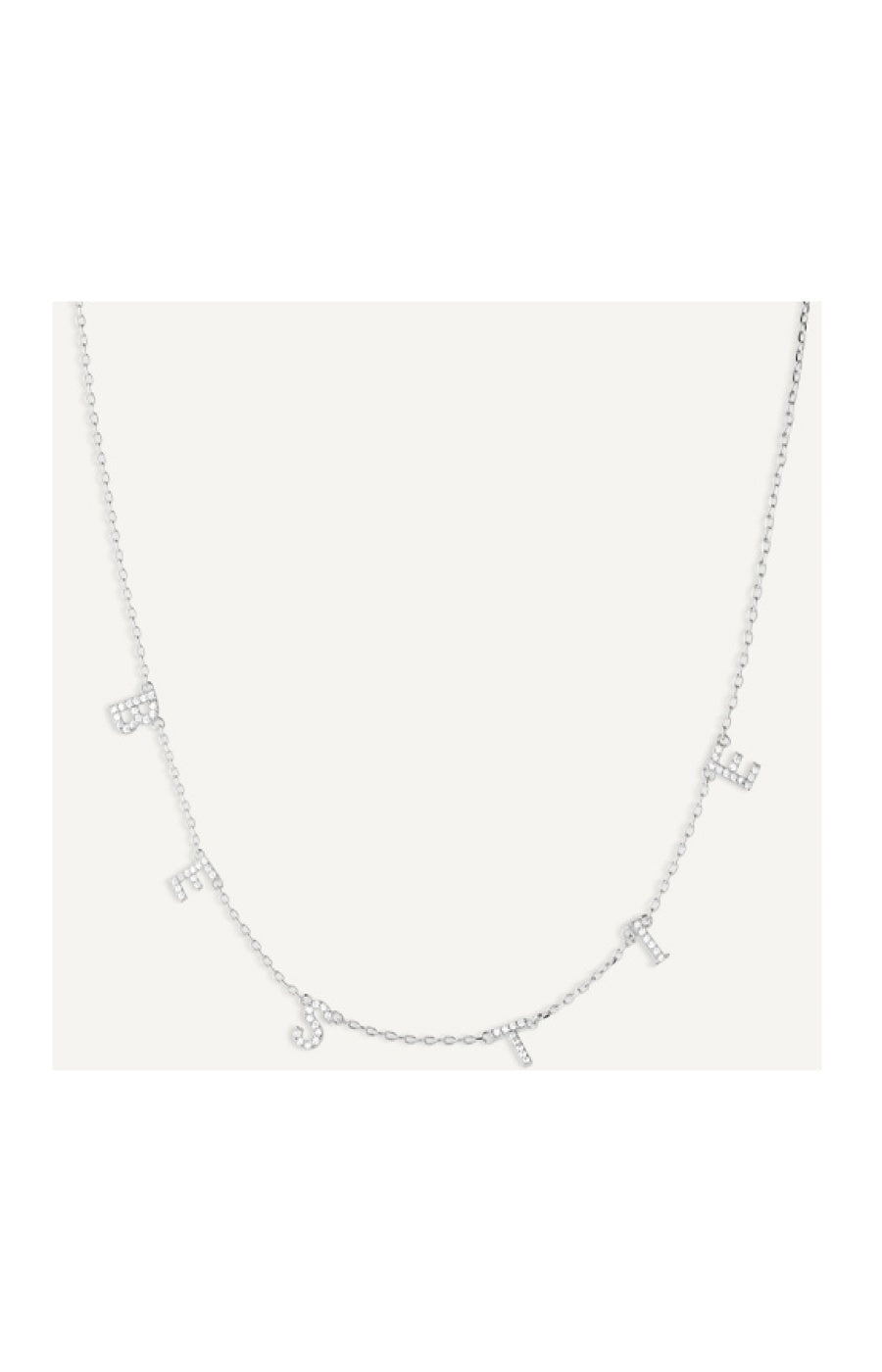 Collier - Bestie - Laiton plaqué argent 10 microns