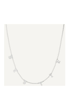 Collier - Bestie - Laiton plaqué argent 10 microns