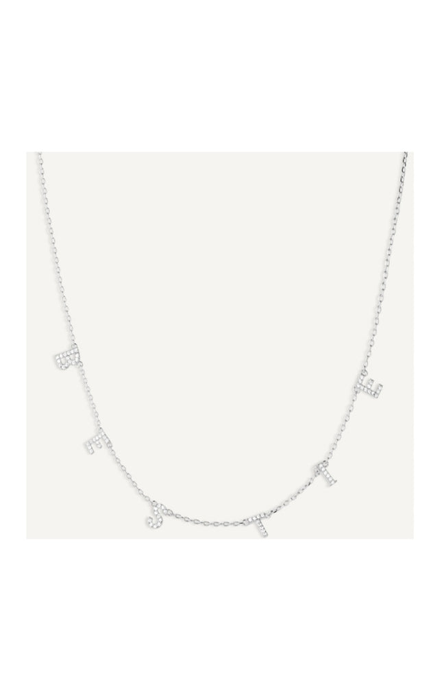 Collier - Bestie - Laiton plaqué argent 10 microns