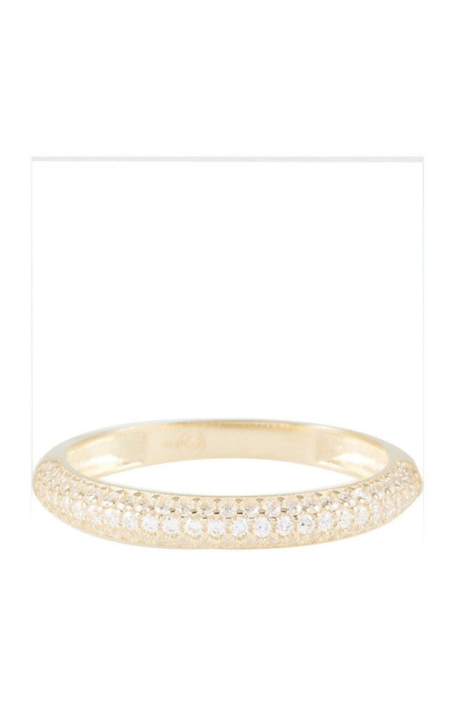 Bague Elba - Or Jaune 375/1000 & zirconium