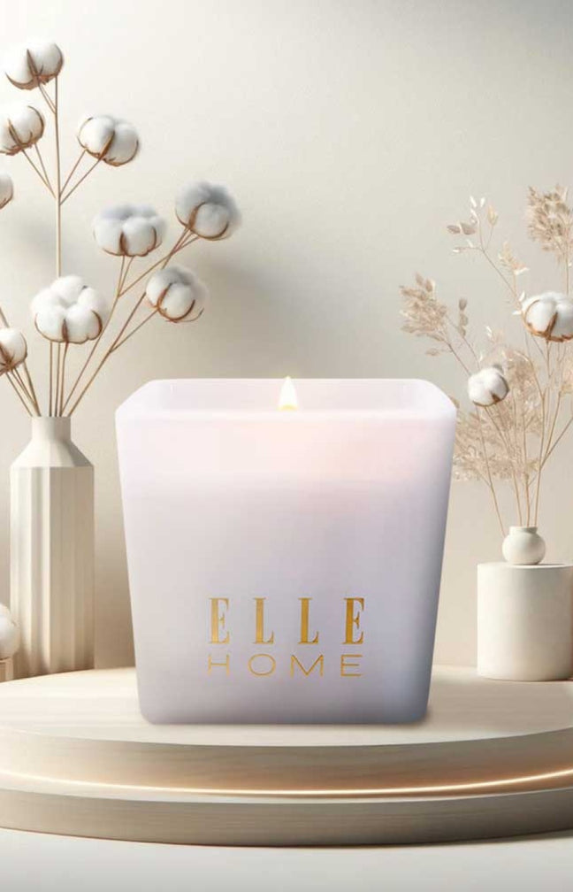 Bougie parfumée - Coton - Floral oriental - 215 g
