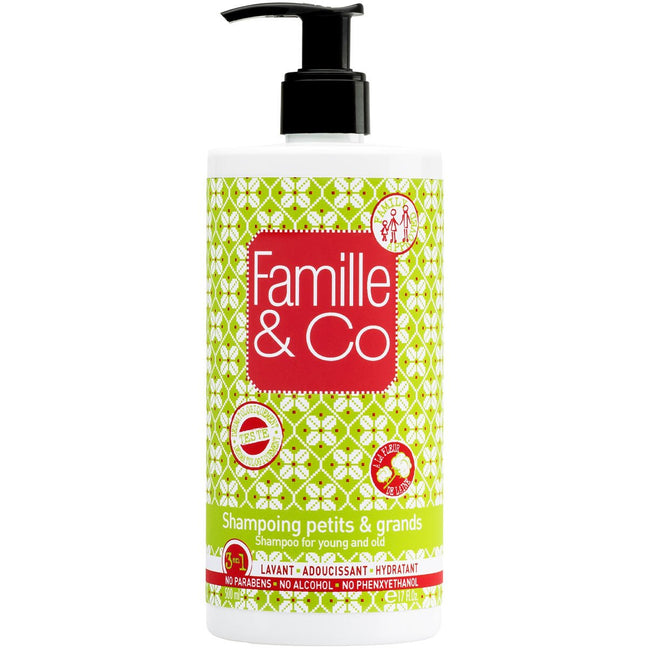 Shampoing 3-en-1 - Petits & grands - Tous types de cheveux - 500 ml