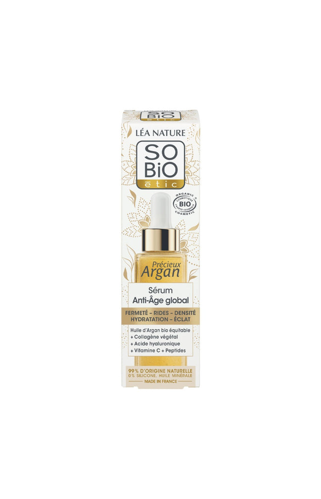 Sérum anti-âge global bio - Huile d'argan - Visage