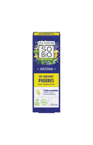 Gel apaisant piqûres bio - Aloe vera & huiles essentielles - Corps - 40 ml