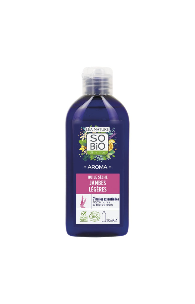 Huile sèche bio - Jambes légères - Corps - 100 ml