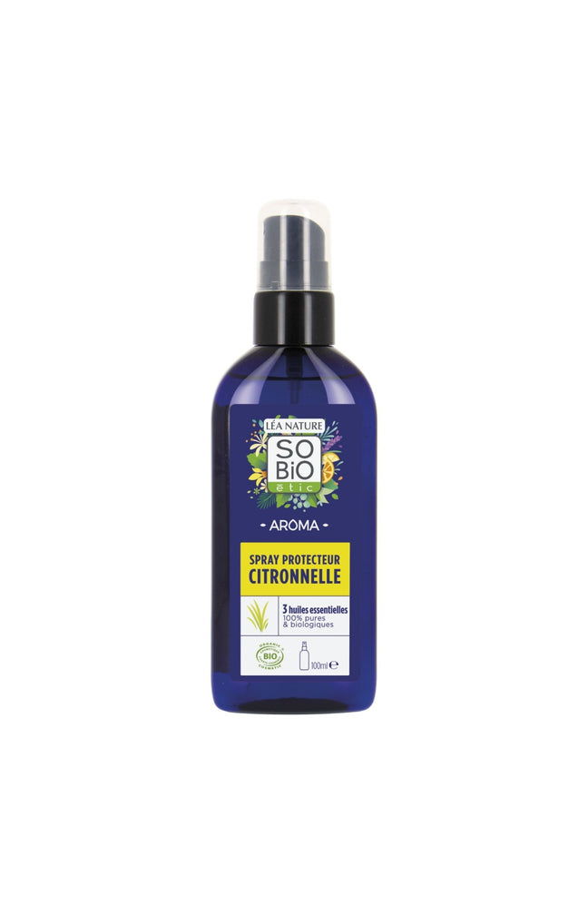 Spray bio protecteur - Anti-moustiques - Citronnelle & huiles essentielles - Corps - 100 ml