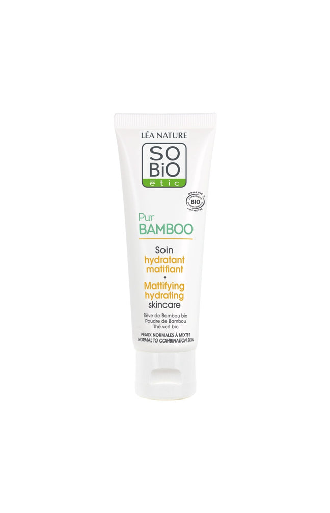 Soin hydratant & matifiant bio - Pur Bamboo - Peaux normales à mixtes