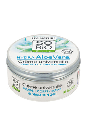 Crème universelle bio - Aloe vera - visage & corps - 200 ml