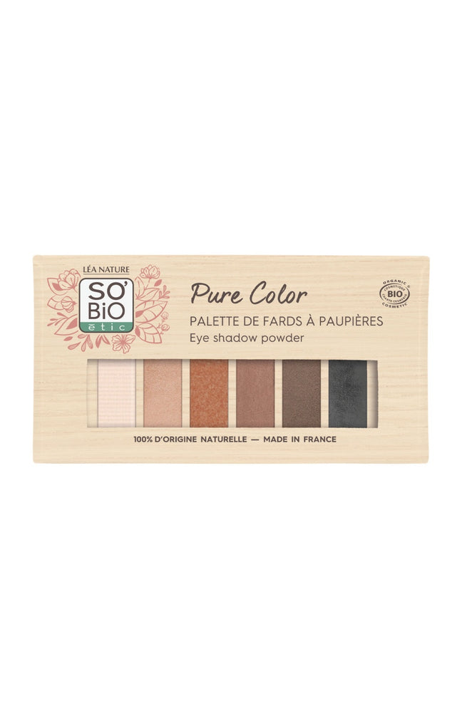 Palette ombres à paupières bio - N°01 - 6 teintes