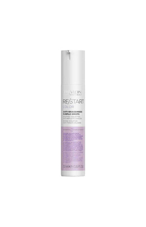 Gouttes violettes anti-jaunissement - Re/Start - Cheveux blancs, blonds ou gris - 50 ml