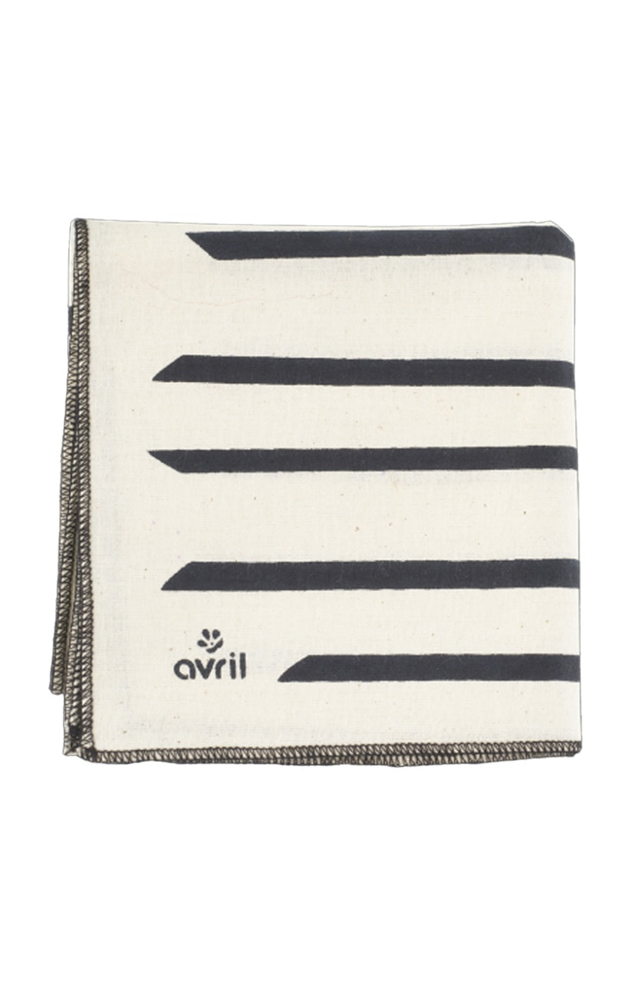 Tissu Furoshiki en coton bio - Zèbre - 52 x 52 cm