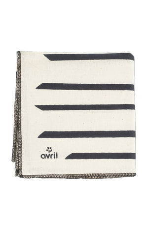 Tissu Furoshiki en coton bio - Zèbre - 52 x 52 cm