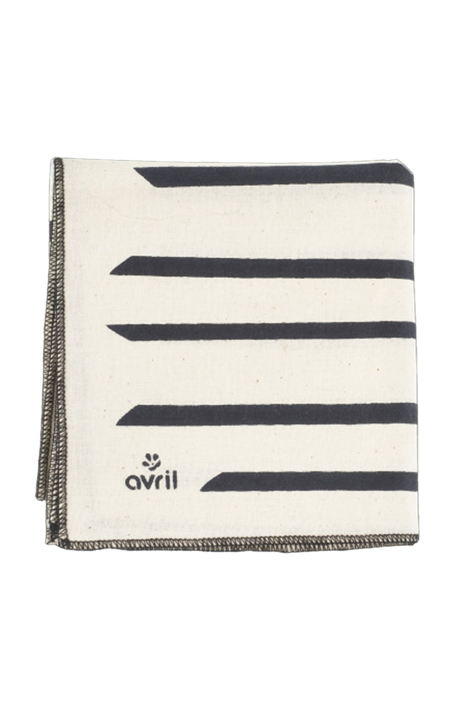 Tissu Furoshiki en coton bio - Zèbre - 52 x 52 cm