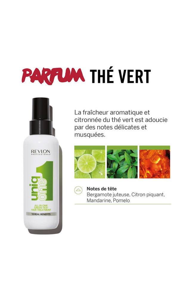 Spray nourrissant 10-en-1 - UniqOne - Thé vert - Cheveux - 150 ml