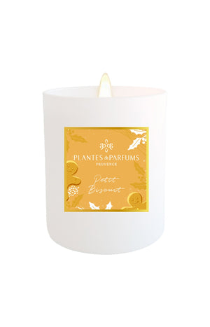 Bougie végétale parfumée - Petit biscuit - Oriental - 180 g