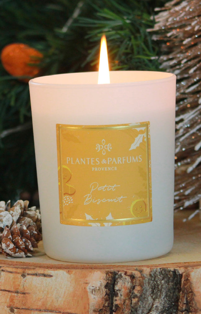 Bougie végétale parfumée - Petit biscuit - Oriental - 180 g