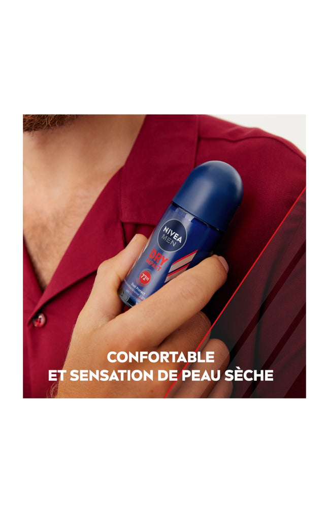 Déodorants bille anti-transpirants 72 h - Homme - 3 x 50 ml