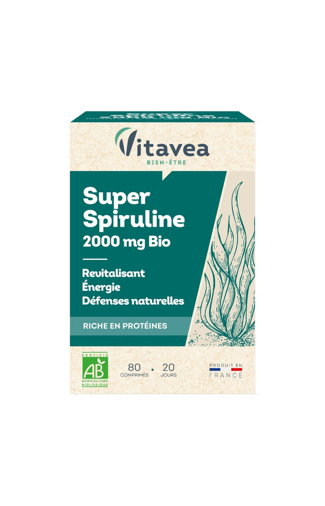 Cure revitalisante - Spiruline bio - 20 jours