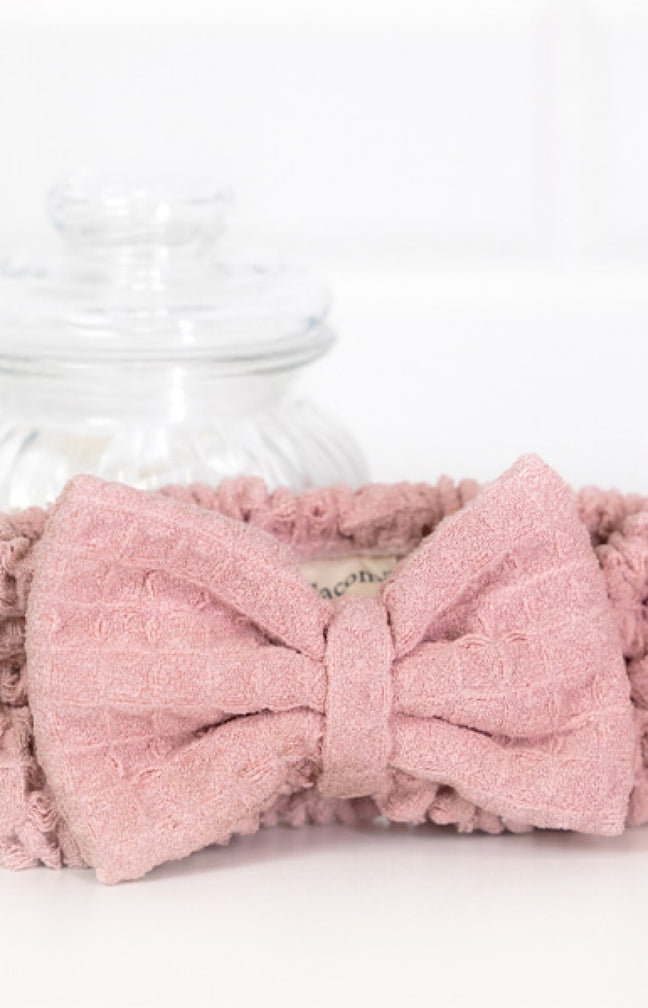 Bandeau de soins visage - Rose