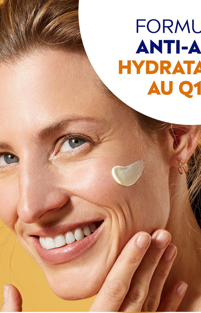 Crème solaire anti-âge  SPF 50 - Q10 - Visage - 50 ml
