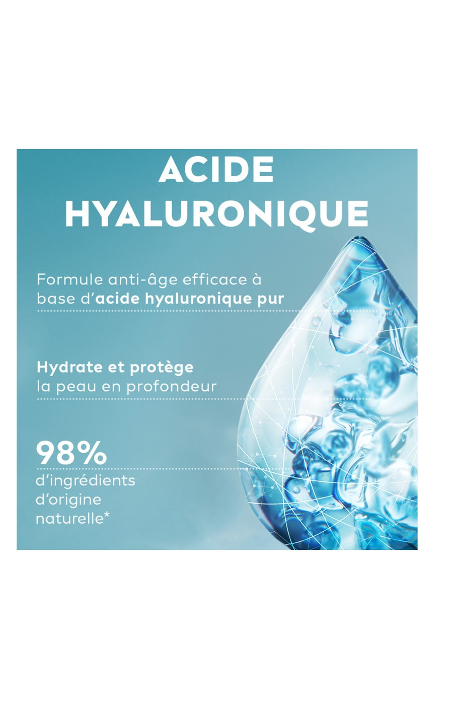 Sérum hydratant - Acide hyaluronique - Cellular Professional - Visage