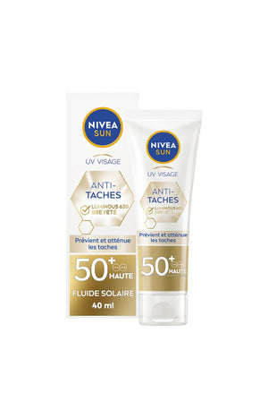 Fluide solaire anti-taches SPF 50+ - Luminous 630 - Visage - 40 ml