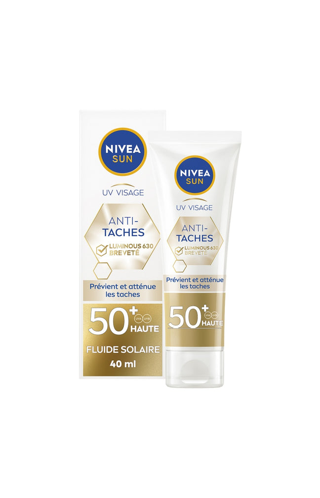 Fluide solaire anti-taches SPF 50+ - Luminous 630 - Visage - 40 ml