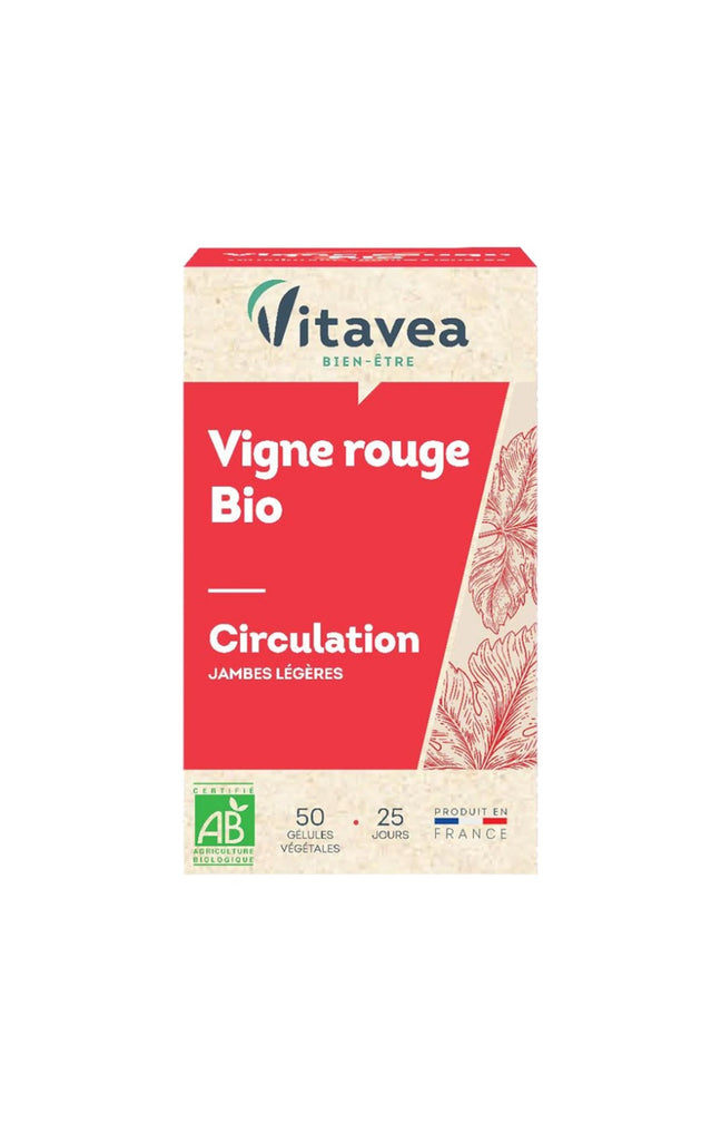 Cure jambes légères  - Vigne rouge bio - 25 jours
