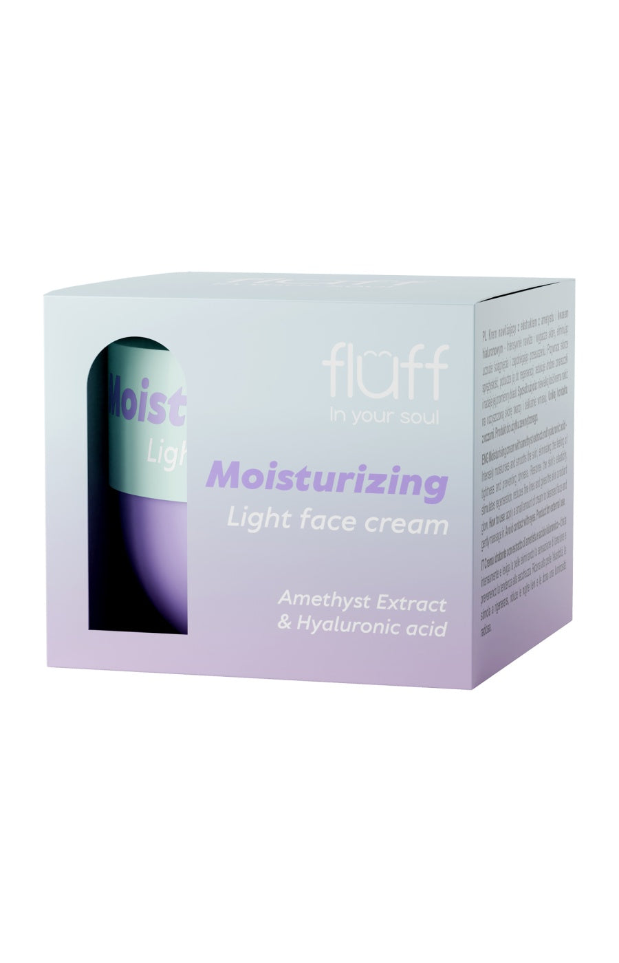 Crème légère hydratante - Améthyste & acide hyaluronique - Visage